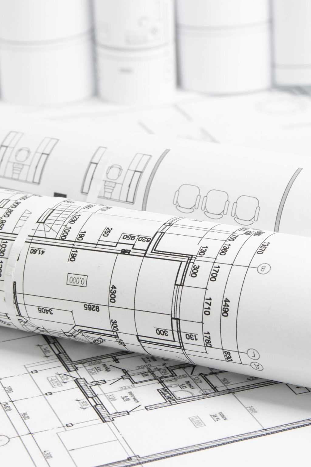 architectural plan. engineering house drawings and blueprints.
